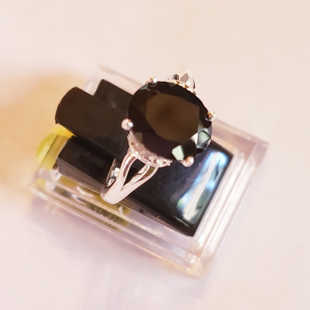 Black Spinel Ring